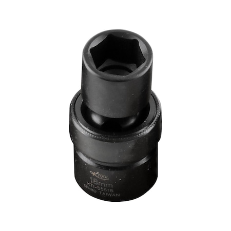 K-Tool International 1/2" Drive Impact Socket black oxide, Swivel 6 Pnt 1/2"Dr, 18mm KTI-38518